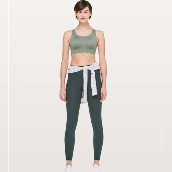 Lululemon Enlite Bra green musty meadow sports nwt - Picture 2 of 3